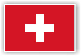 Pegatina Bandera Suiza - ban0024