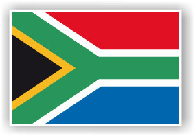 Pegatina Bandera SudAfrica - ban0027