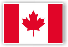 Pegatina Bandera Canada - ban0036