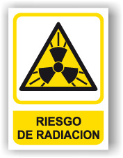 Señal - Cartel - Rotulo Riesgo de Radiación SEP0010