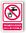 Señal - Cartel - Rotulo Prohibido Beber Agua No Potable SEPR0016
