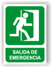 Señal - Cartel - Rotulo Salida de Emergencia SEE0001