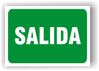 Señal - Cartel - Rotulo Salida SEE0029