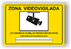 Señal - Cartel - Rotulo Zona Videovigilada SEI0020