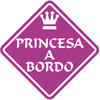 Pegatina Princesa a Bordo - bab007