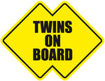 Pegatina Twins on Board - bab004