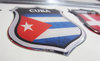 Pegatina 3D Escudo Cuba