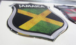 Pegatina 3D Escudo Jamaica