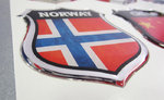 Pegatina 3D Escudo Noruega