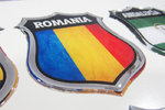Pegatina 3D Escudo Rumania