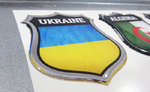 Pegatina 3D Escudo Ucrania