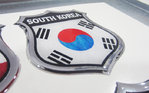 Pegatina 3D Escudo Corea del Sur