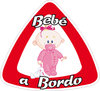 Pegatina Bebé a Bordo - bab025