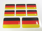Pegatina Banderas Alemania 3D Relieve