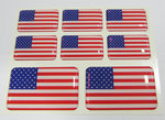Pegatina Banderas EEUU USA 3D Relieve