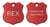 Placa Identificación Escudo Rojo Grabada